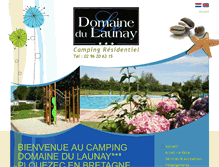 Tablet Screenshot of domaine-du-launay.com